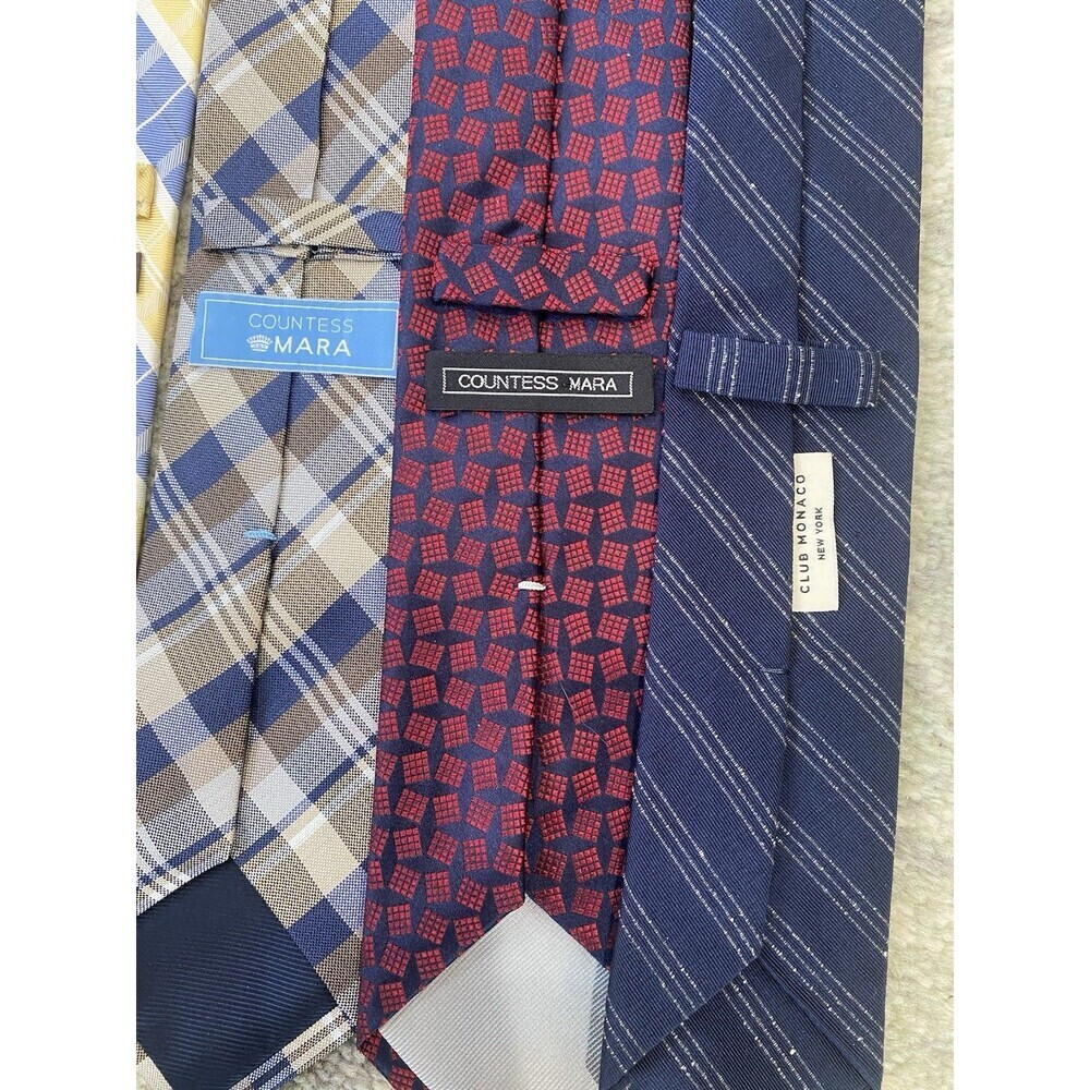LOT (13) DESIGNER TIES - Christian Dior Brooks Brothers Armani Countess Mara - Picture 6 of 10